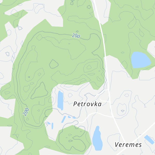 Map of Putna Kalns
