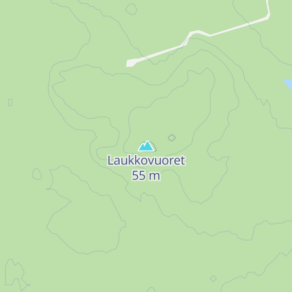 Map of Laukkovuoret