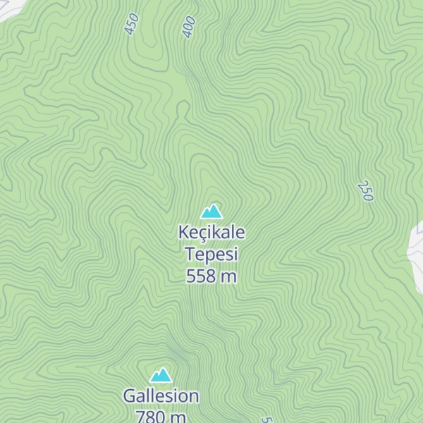 Map of Keçikale Tepesi