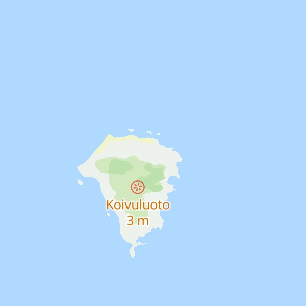Map of Koivuluoto autiotupa