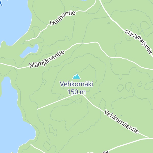 Map of Vehkomäki
