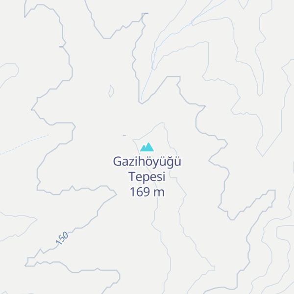 Map of Gazihöyüğü Tepesi