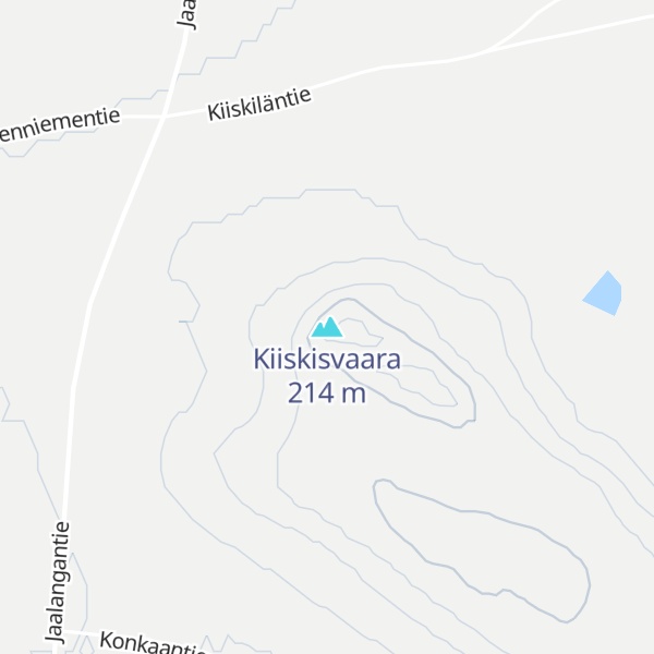 Map of Kiiskisvaara