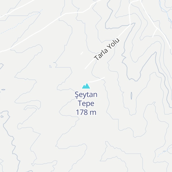 Map of Şeytan Tepe