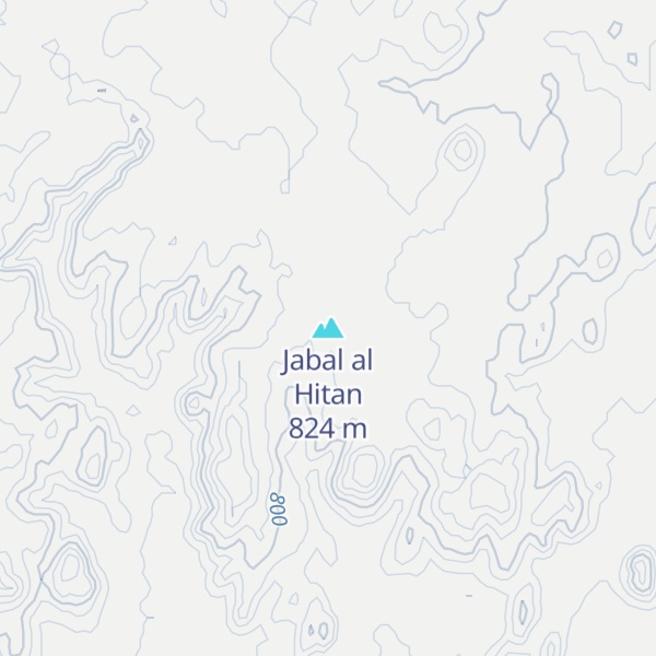 Map of Jabal al Hitan