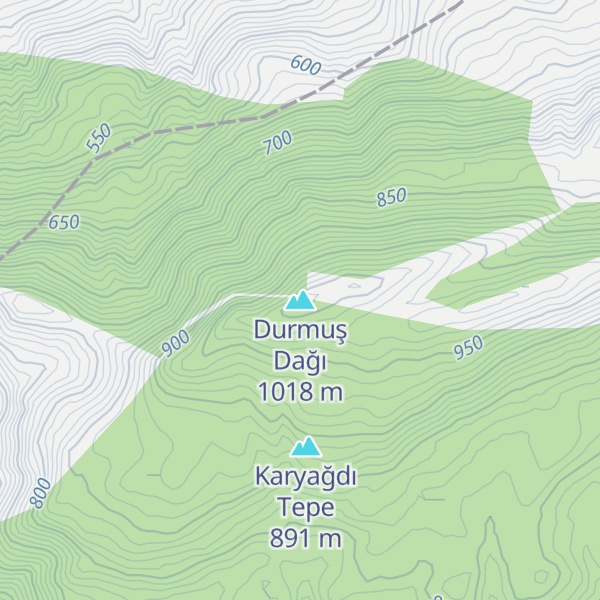 Map of Durmuş Dağı