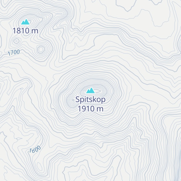 Map of Spitskop