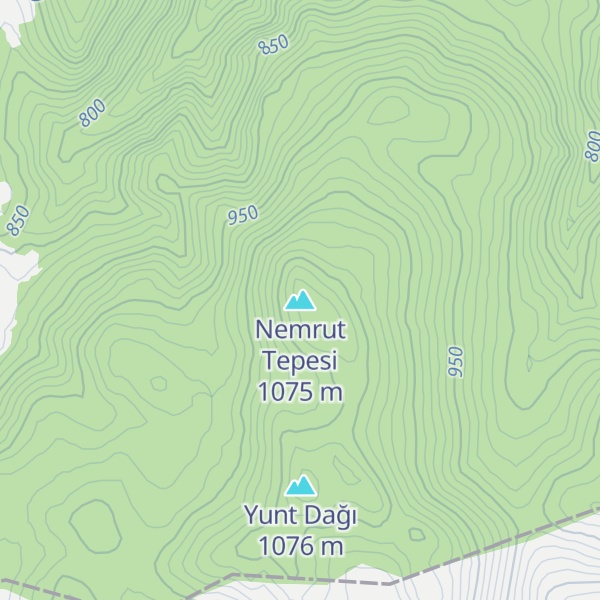 Map of Nemrut Tepesi