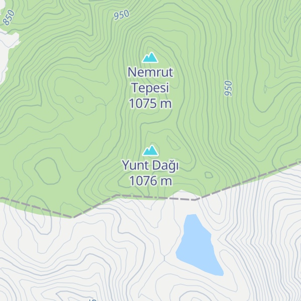 Map of Yunt Dağı