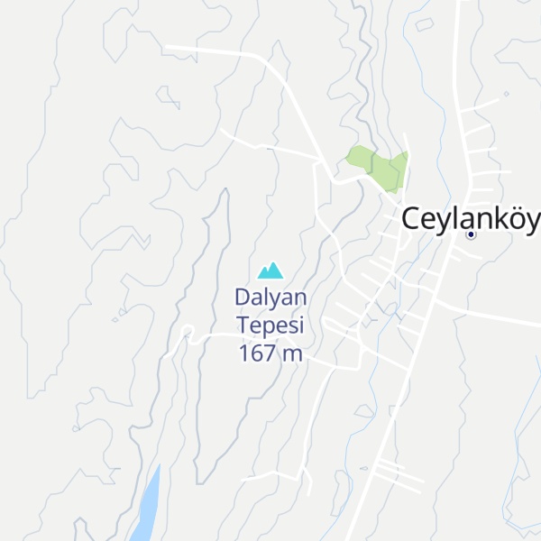 Map of Dalyan Tepesi