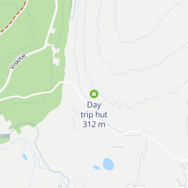 Map of Day trip hut