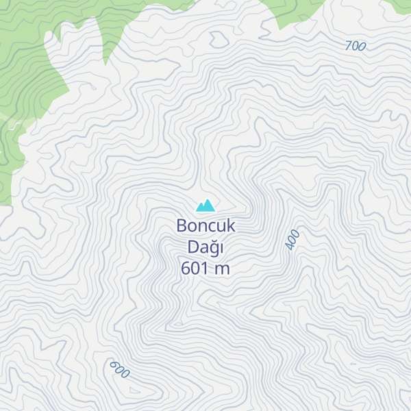 Map of Boncuk Dağı
