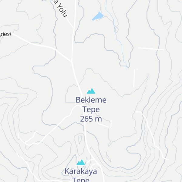 Map of Bekleme Tepe