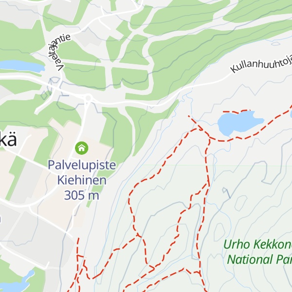 Map of Karvaselkä Day Trip Hut