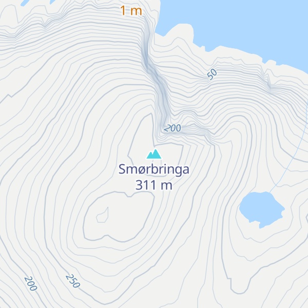 Map of Smørbringa