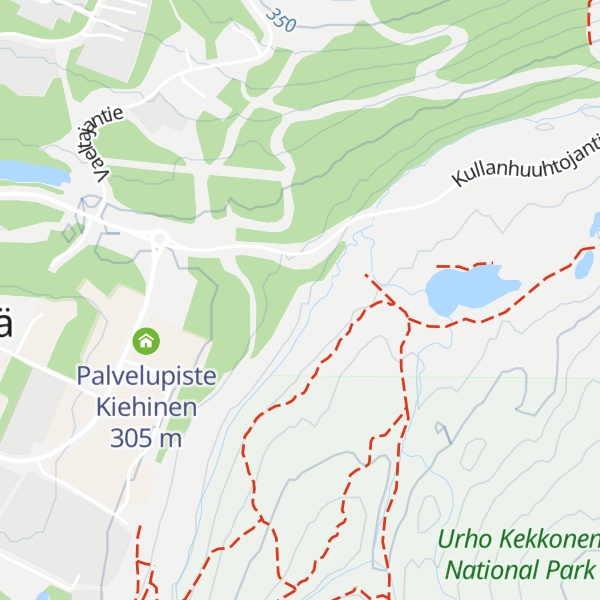Map of Kelo-oja Gold-diggers’ Hut