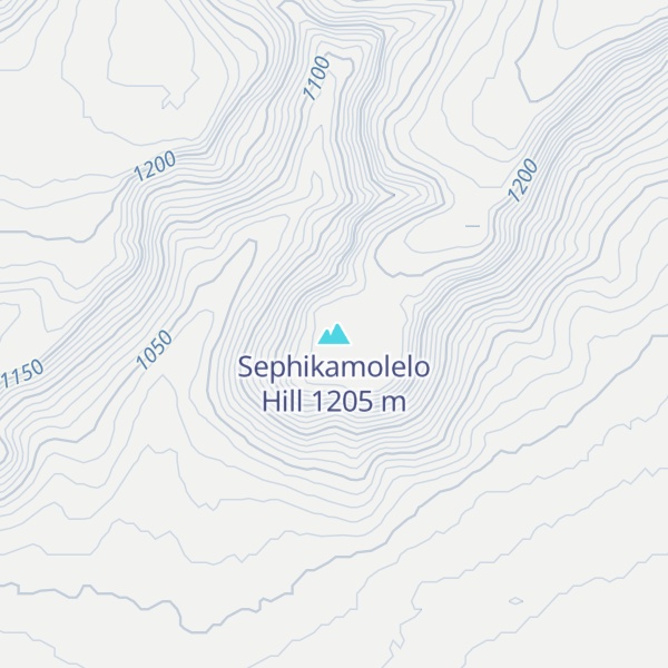 Map of Sephikamolelo Hill