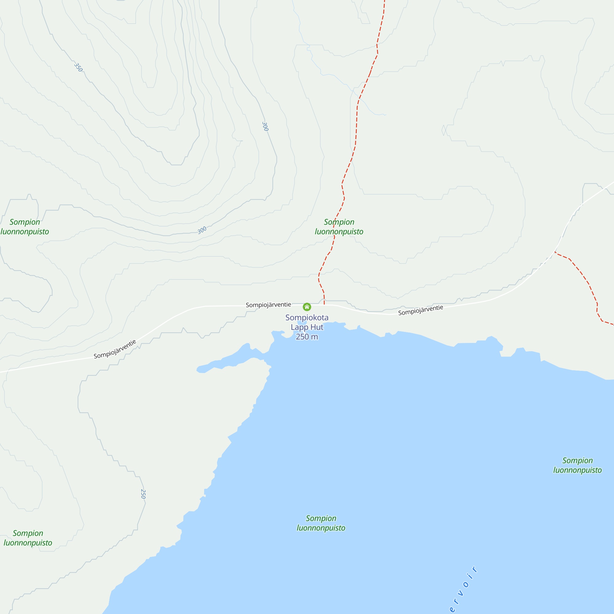 Sompiokota Lapp Hut map