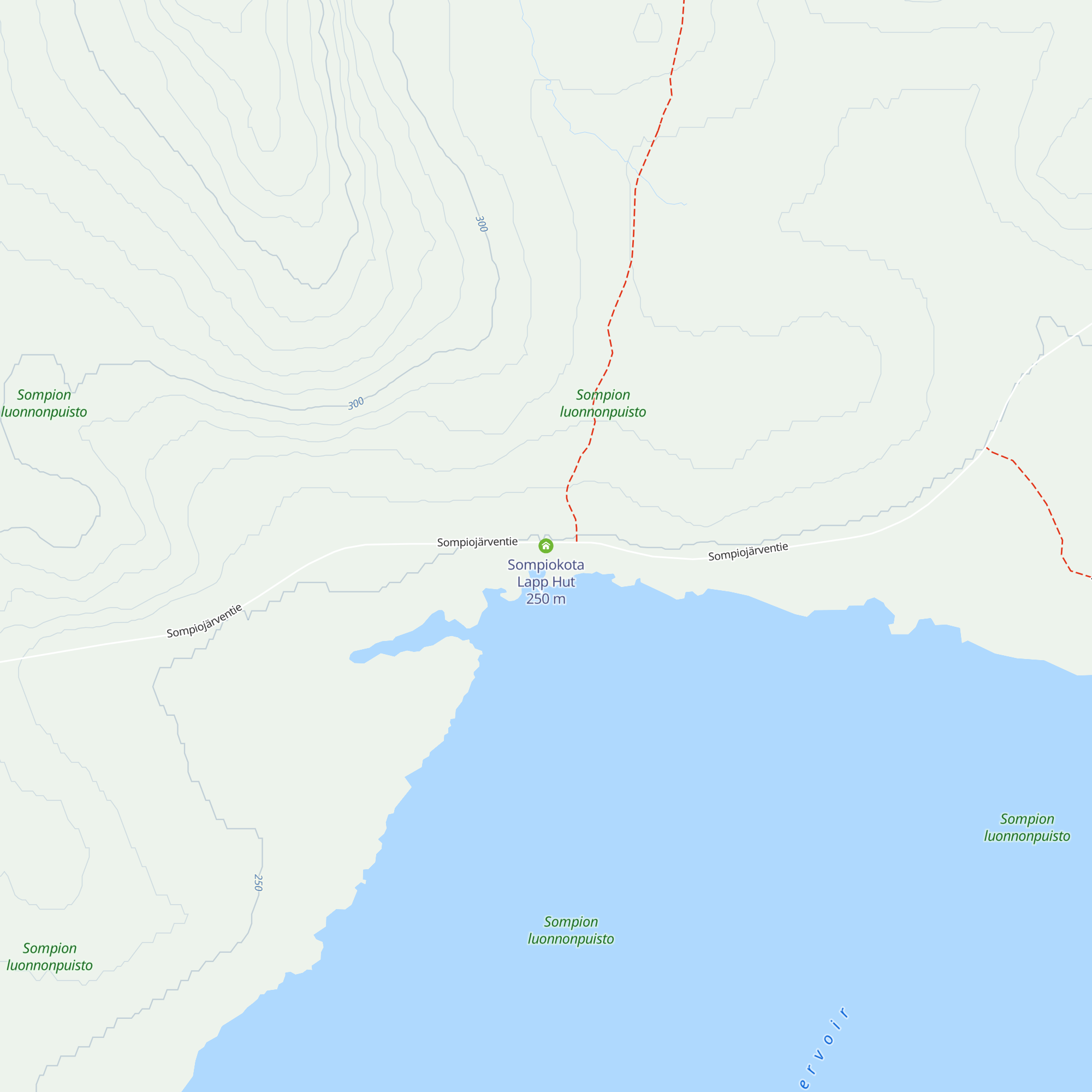 Sompiokota Lapp Hut map