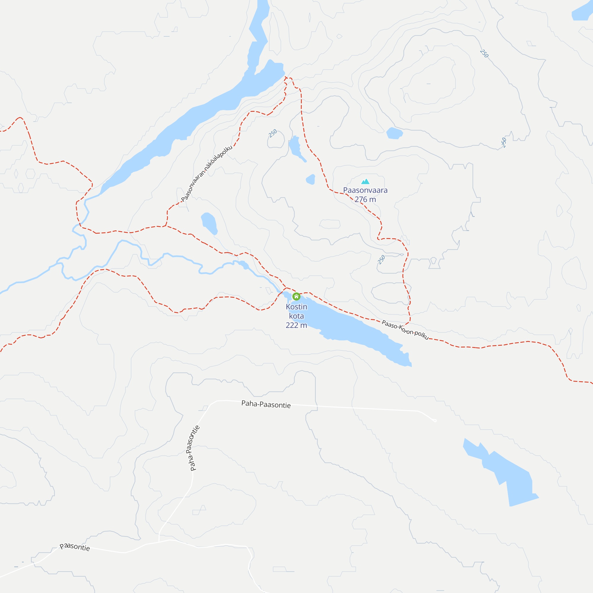 Kostin kota map