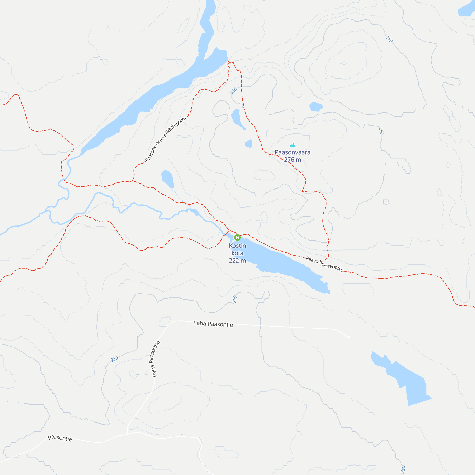 Kostin kota map
