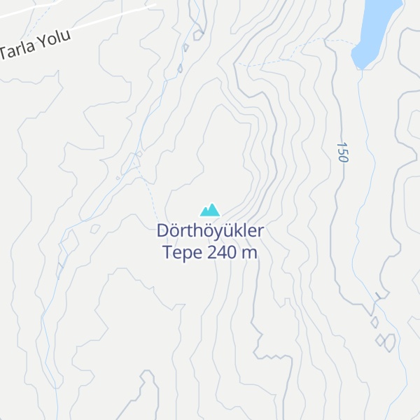 Map of Dörthöyükler Tepe