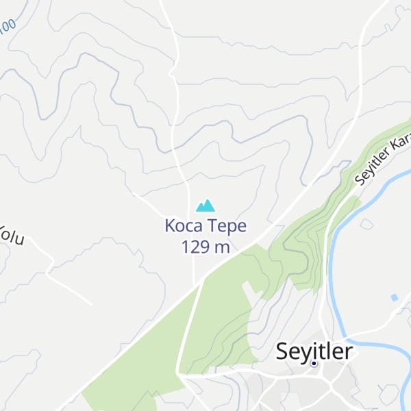 Map of Koca Tepe