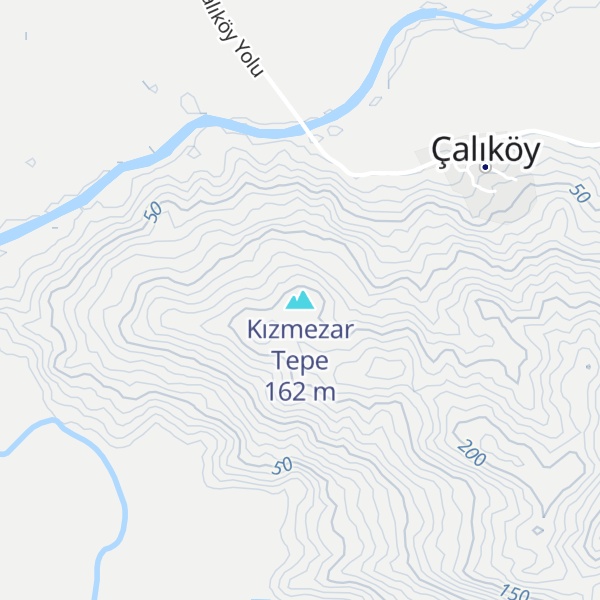 Map of Kızmezar Tepe