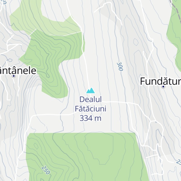 Map of Dealul Fătăciuni