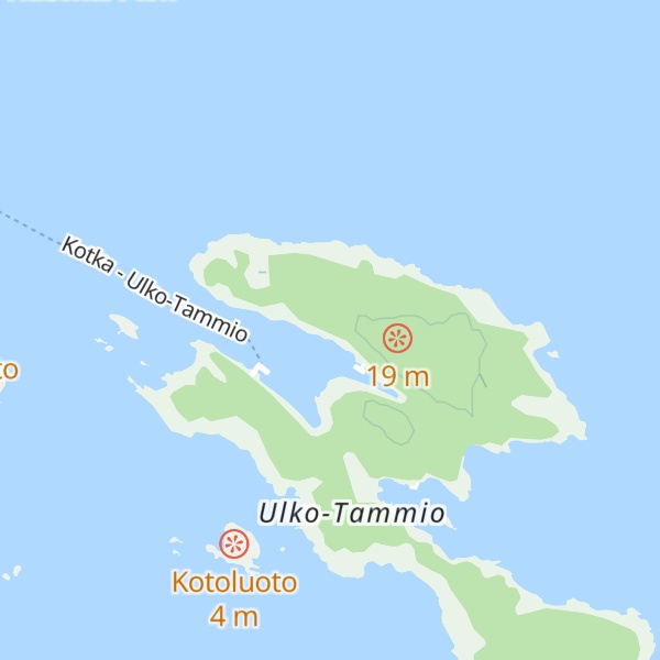 Map of Ulko-Tammio autiotupa