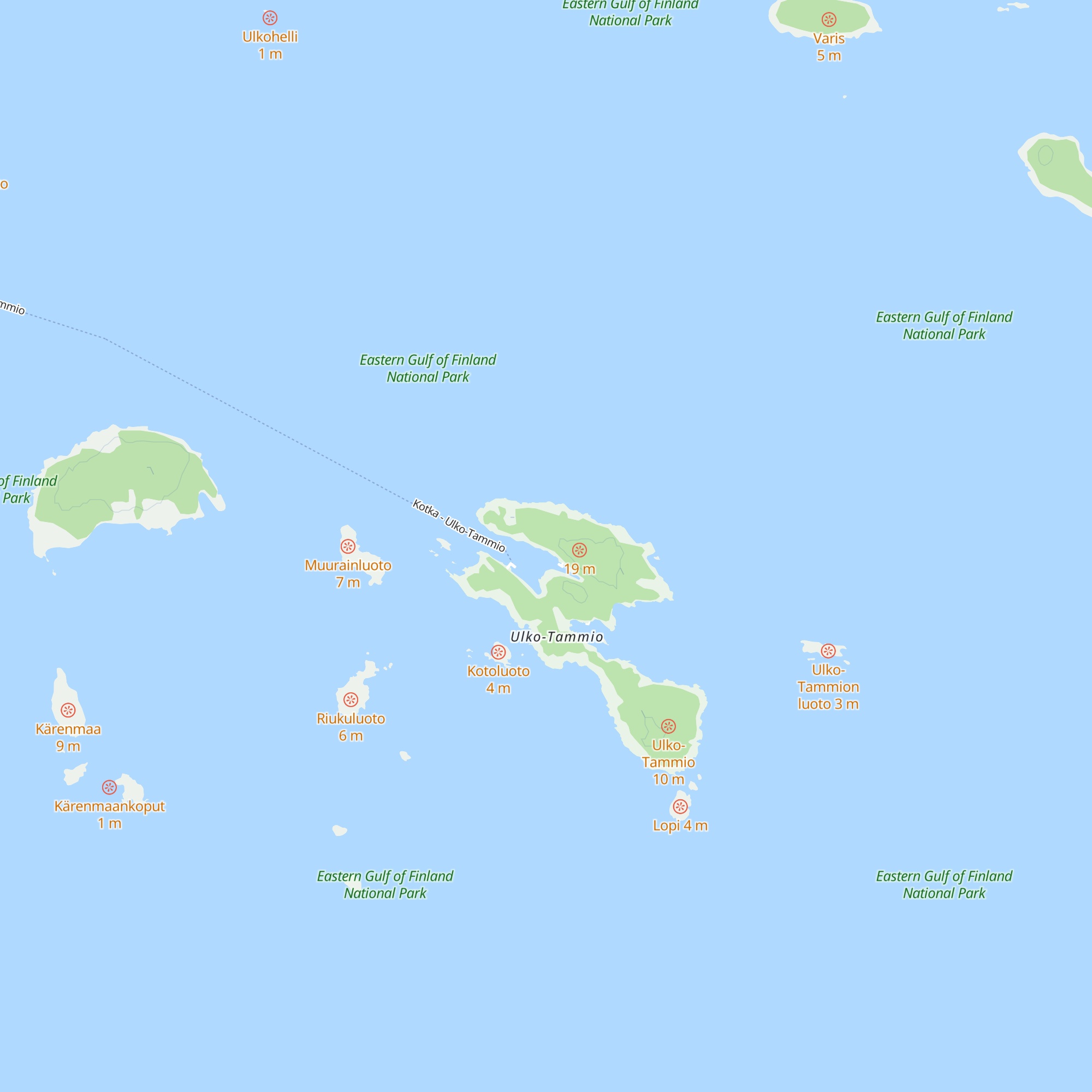 Ulko-Tammio autiotupa map