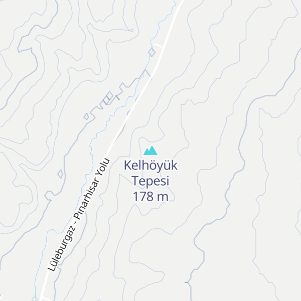 Map of Kelhöyük Tepesi