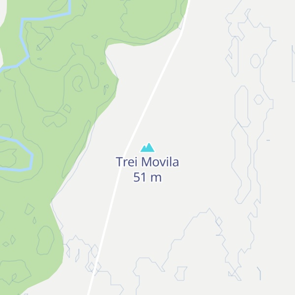 Map of Trei Movila