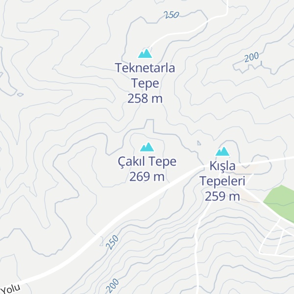Map of Çakıl Tepe