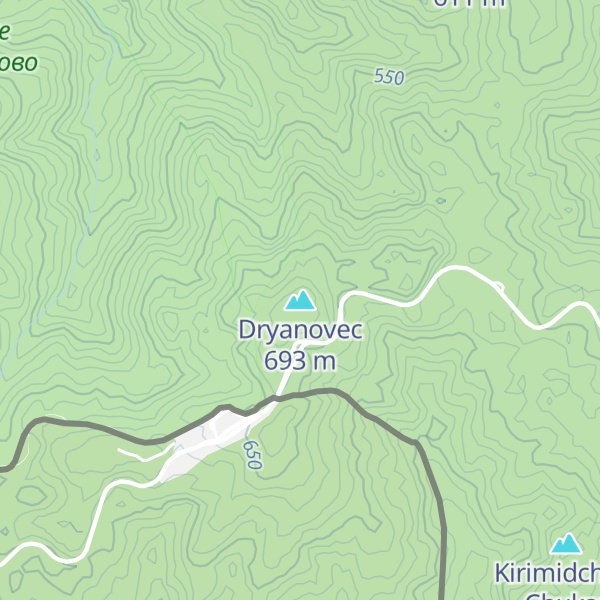 Map of Dryanovec