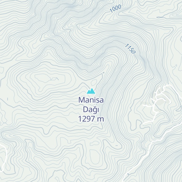 Map of Manisa Dağı