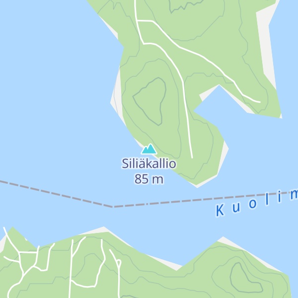 Map of Siliäkallio