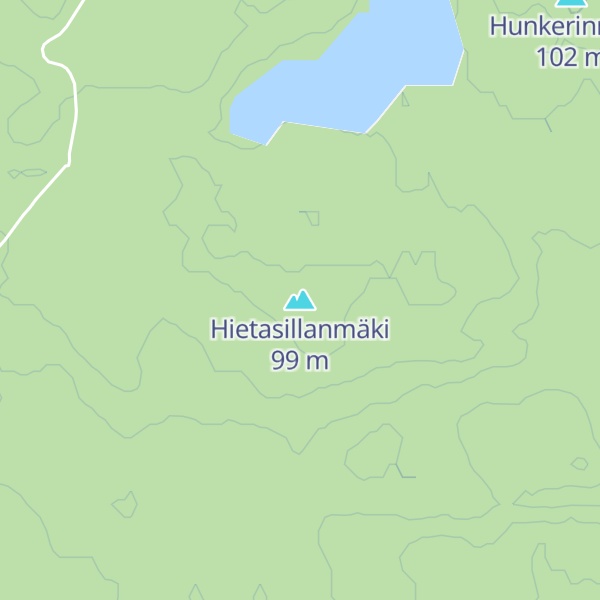 Map of Hietasillanmäki