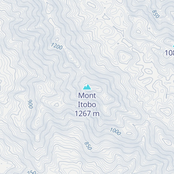 Map of Mont Itobo