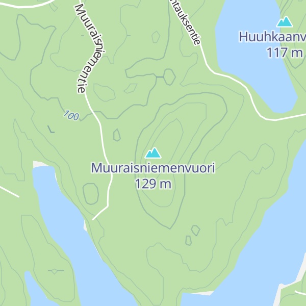Map of Muuraisniemenvuori