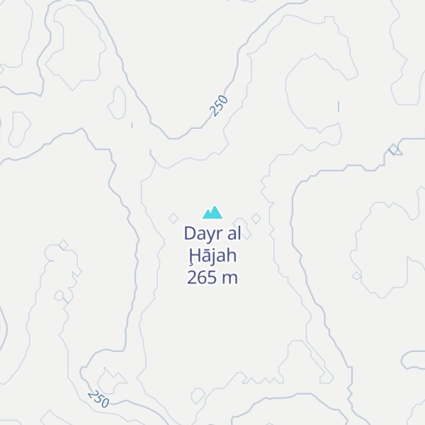 Map of Dayr al Ḩājah
