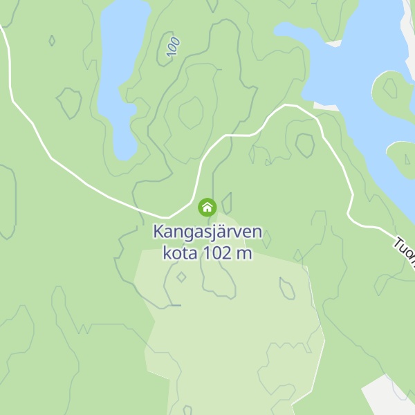 Map of Kangasjärven kota