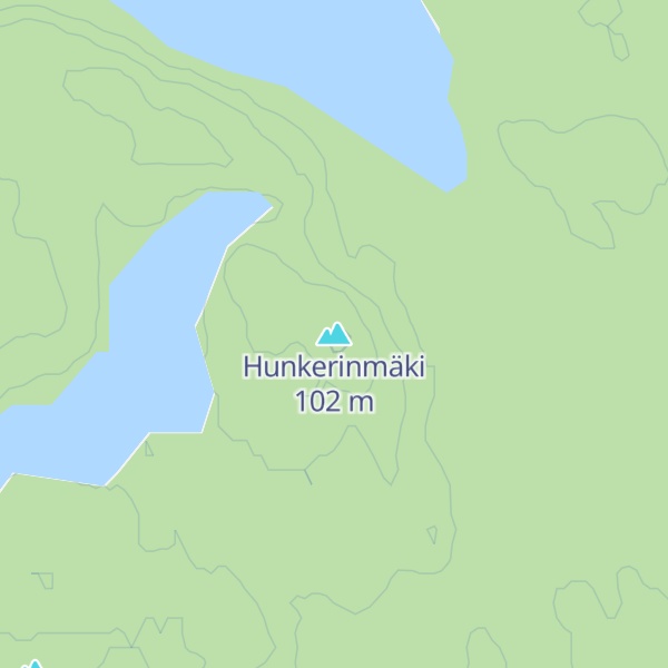 Map of Hunkerinmäki
