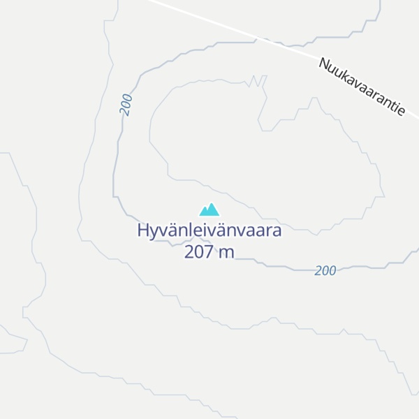 Map of Hyvänleivänvaara