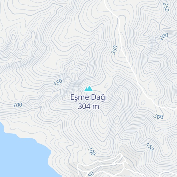 Map of Eşme Dağı