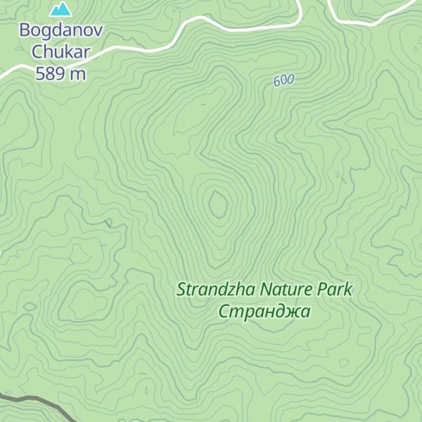 Map of Golyamo Gradishte Peak