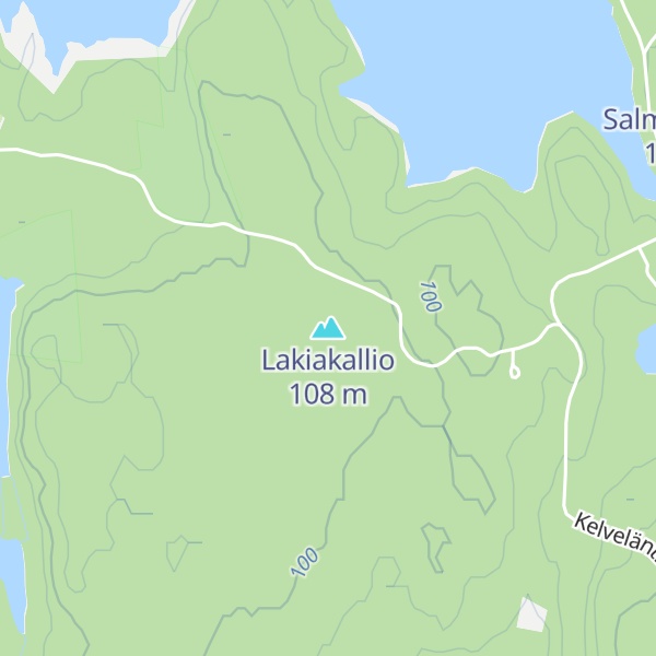 Map of Lakiakallio