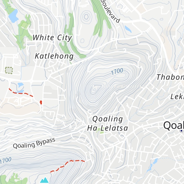 Map of Qoatsaneng
