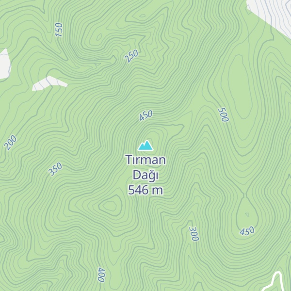 Map of Tırman Dağı