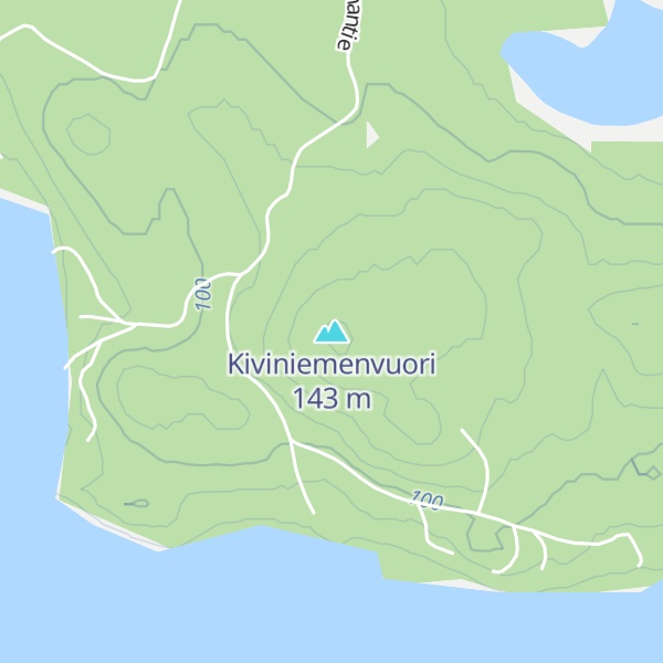 Map of Kiviniemenvuori